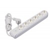 Удлинитель 6х7м с заземл. 16А IP20 с выкл. защ. шторки Makel N6310073