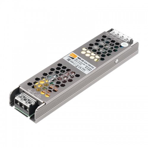 Блок питания для светодиодной ленты 120Вт 10А 12В IP20 BSPS метал. JazzWay 5013902