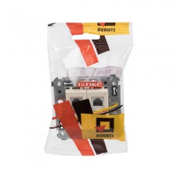 Розетка телефонная 2-м СП Avanti 