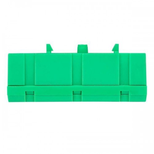 Шина нулевая PE 6х9 10 отвер. латунь зел. изолированный корпус на DIN-рейку PROxima EKF sn0-63-10-ig