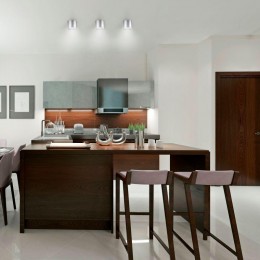 Светильник светодиодный Overhead 10Вт 4100К IP20 720лм 170-240В ДПО цилиндр накладной с рассеив. хром сатин GAUSS HD020