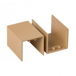 Соединитель на стык 25х25 под свет. дерево Plast PROxima (уп.4шт) EKF conl-25-25x4