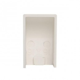 Заглушка 16х16 бел. Plast PROxima (уп.4шт) EKF ecw-16-16x4