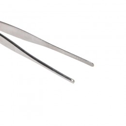 Пинцет прямой рифленый 200мм (блист.) Rexant 12-0368