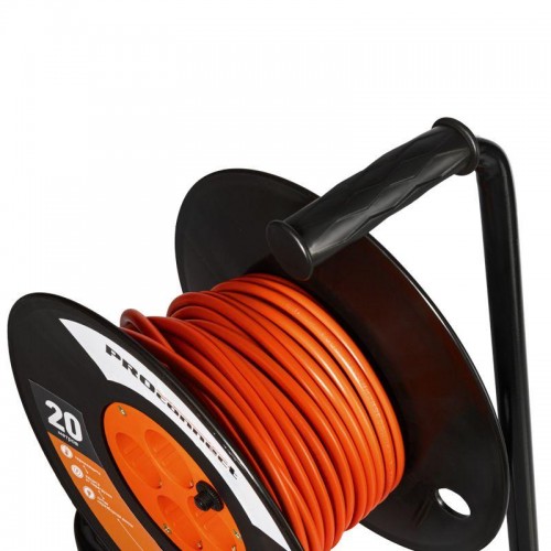 Удлинитель на катушке 4х20м с заземл. 16А IP20 Professional ПВС 3х2.5 PROCONNECT 11-7612