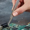 Пинцет изогнутый узкий 125мм (блист.) Rexant 12-0378
