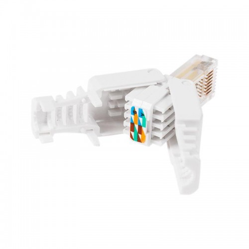 Джек штекер RJ45 8Р8С быстрозажимной ручной Rexant 05-1051
