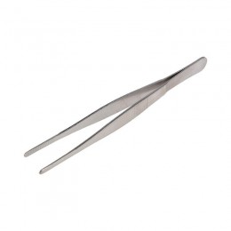 Пинцет прямой рифленый 125мм (блист.) Rexant 12-0360