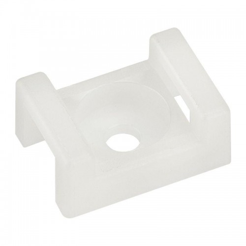 Площадка для крепления стяжки 22х16мм (ПС-2) бел. (уп.10шт) Rexant 07-2102-10