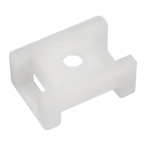 Площадка для крепления стяжки 22х16мм (ПС-2) бел. (уп.10шт) Rexant 07-2102-10