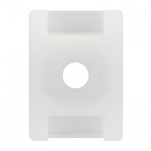 Площадка для крепления стяжки 22х16мм (ПС-2) бел. (уп.10шт) Rexant 07-2102-10