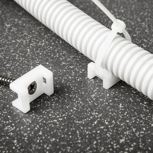 Площадка для крепления стяжки 22х16мм (ПС-2) бел. (уп.10шт) Rexant 07-2102-10