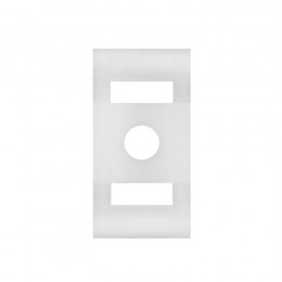 Площадка для крепления стяжки 29х15мм (ПС-2) бел. (уп.100шт) Rexant 07-2104