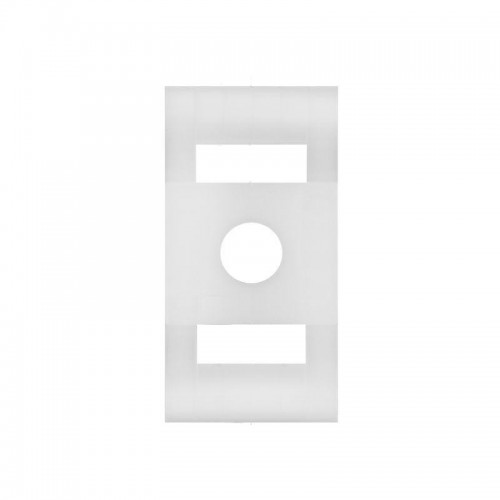 Площадка для крепления стяжки 29х15мм (ПС-2) бел. (уп.100шт) Rexant 07-2104