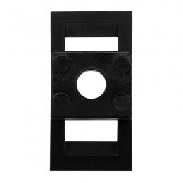 Площадка для крепления стяжки 29х15мм (ПС-2) черн. (уп.100шт) Rexant 07-2105