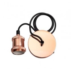 Патрон с проводом RETRO PLC 01 E27 230V/1M Rose gold Pro JazzWay 5015975