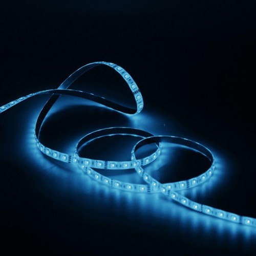 Лента светодиодная Elementary 5050/60-SMD 14.4Вт/м 6500К холод. бел. IP66 430лм/м 12В 10мм (уп.5м) GAUSS 356000314