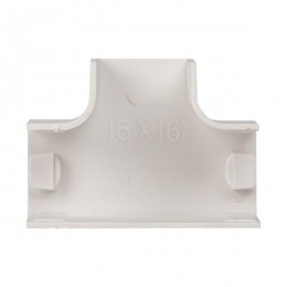 Угол T-образный 16х16 бел. Plast PROxima (уп.4шт) EKF tchw-16-16x4