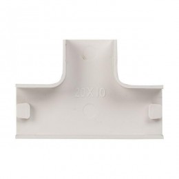 Угол T-образный 20х10 бел. Plast PROxima (уп.4шт) EKF tchw-20-10x4