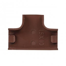 Угол T-образный 15х10 под темн. дерево Plast PROxima (уп.4шт) EKF tchd-15-10x4