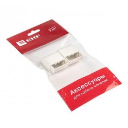 Заглушка 25х16 бел. Plast PROxima (уп.4шт) EKF ecw-25-16x4