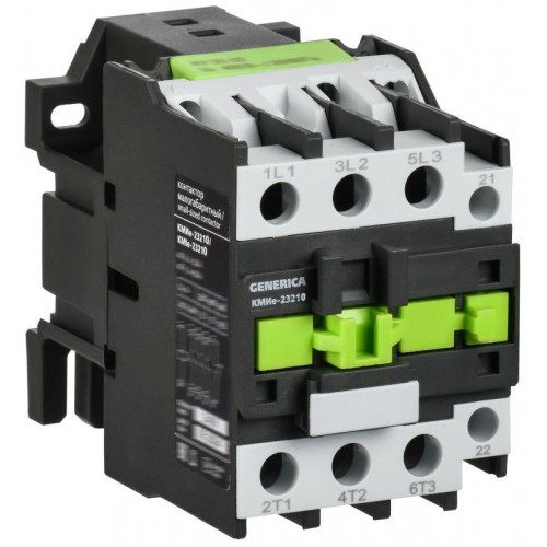 Контактор КМИе-23210 32А 400В/АС3 1НО GENERICA KKME21-032-400-10