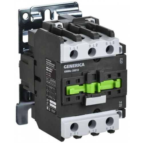 Контактор КМИе-35012 50А 110В/АС3 1НО 1НЗ GENERICA KKME31-050-110-11