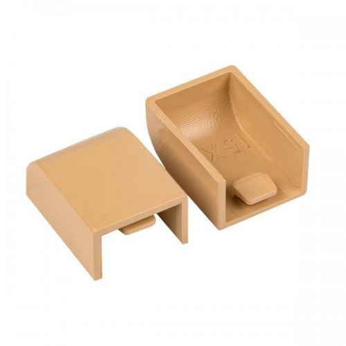 Заглушка 15х10 под свет. дерево Plast PROxima (уп.4шт) EKF ecl-15-10x4