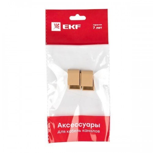 Заглушка 15х10 под свет. дерево Plast PROxima (уп.4шт) EKF ecl-15-10x4