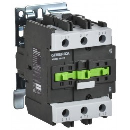 Контактор КМИе-48012 80А 400В/АС3 1НО 1НЗ GENERICA KKME41-080-400-11