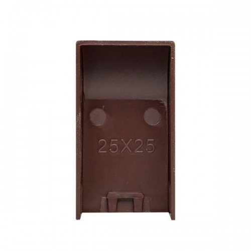 Заглушка 25х25 под темн. дерево Plast PROxima (уп.4шт) EKF ecd-25-25x4