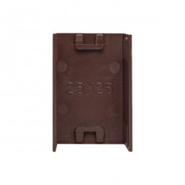 Соединитель 25х25 под темн. дерево Plast PROxima (уп.4шт) EKF cond-25-25x4