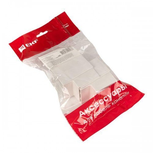 Угол внутренний 40х40 бел. Plast PROxima (уп.4шт) EKF ibw-40-40x4