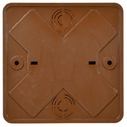 Коробка распаячная ОП КМ 100х100х44 дуб IEK UKO10-100-100-044-K24-E