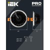 Светильник светодиодный ДВО 1820 PRO 15Вт 4000К IP54 круг бел. IEK LDVO0-1820-15-4000-K01
