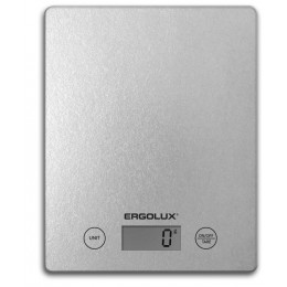 Весы кухонные ELX-SK02-С03 до 5кг 195х142мм сер. Ergolux 13600