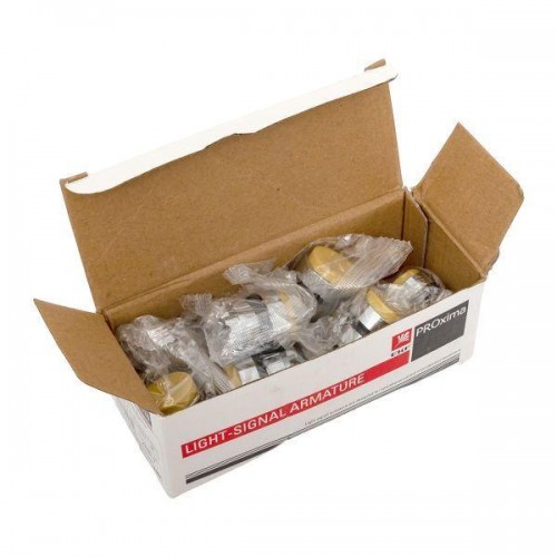 Механизм кнопки исполнительный XB4 желт. выпирающая возвратный без фиксации без подсветки PROxima EKF XB4BL-Y