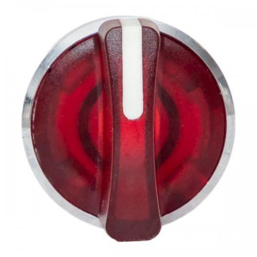 Механизм переключателя исполнительный ХB4 красн. на 3 положения возвратный без фиксации с подсветкой с короткой ручкой PROxima EKF XB4BD3L-R