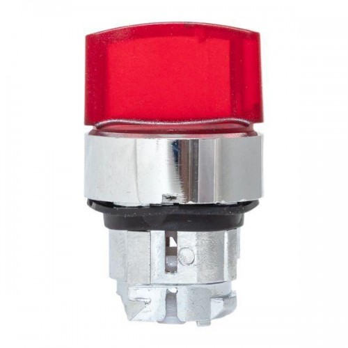 Механизм переключателя исполнительный ХB4 красн. на 3 положения возвратный без фиксации с подсветкой с короткой ручкой PROxima EKF XB4BD3L-R