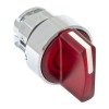 Механизм переключателя исполнительный ХB4 красн. на 3 положения возвратный без фиксации с подсветкой с короткой ручкой PROxima EKF XB4BD3L-R