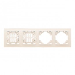 Рамка 4-м Минск горизонтальная беж. EKF ERM-G-304-20