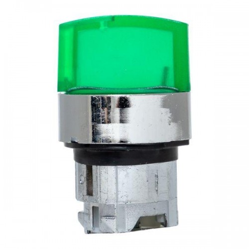 Механизм переключателя исполнительный ХB4 зел. на 2 положения возвратный без фиксации с подсветкой с короткой ручкой PROxima EKF XB4BD2L-G