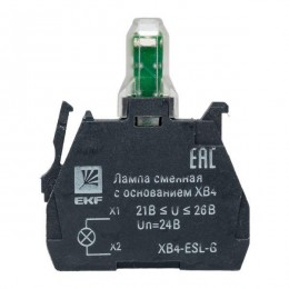 Лампа сменная с основанием XB4 зел. 24В PROxima EKF XB4-ESL-G