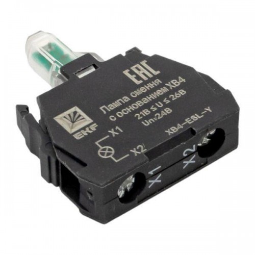 Лампа сменная с основанием XB4 желт. 24В PROxima EKF XB4-ESL-Y