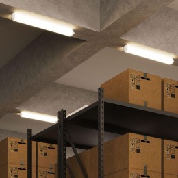 Светильник светодиодный Ultracompact 18Вт 4000К IP65 1700лм 590х40х30мм ДСП линейный матов. рассеив. GAUSS 143424218