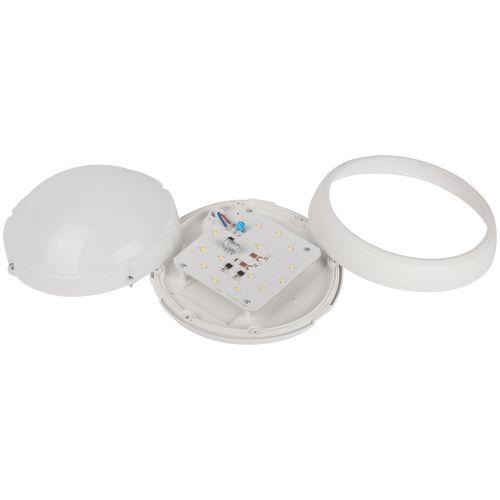 Светильник светодиодный SPB-1-12 (W) ЖКХ 180х80 12Вт 960лм 4000К IP54 круг бел. (инд.упак.) ЭРА Б0036397