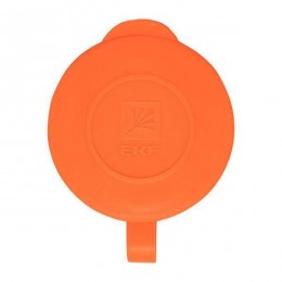 Розетка переносная 16А IP44 230В 2P+PE с защ. крышкой каучук оранж. PROxima EKF RPS-012-16-230-44-ro