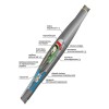 Муфта кабельная соединительная 10кВ 10ПСТ(б)-(тк)-3х(150-240) с болтовыми соединителями Нева-Транс Комплект 22060003
