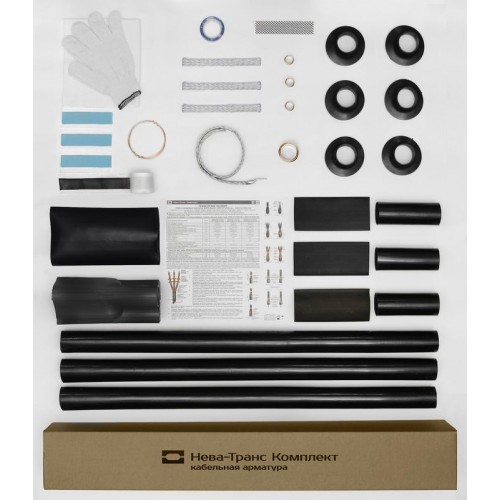 Муфта кабельная концевая наружн. установки 10кВ 10ПКНТпб-3х(150-240)/800мм без наконечн. Нева-Транс Комплект 22060012