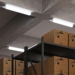 Светильник светодиодный Ultracompact 18Вт 6500К IP65 1720лм 590х40х30мм ДСП линейный матов. рассеив. GAUSS 143424318